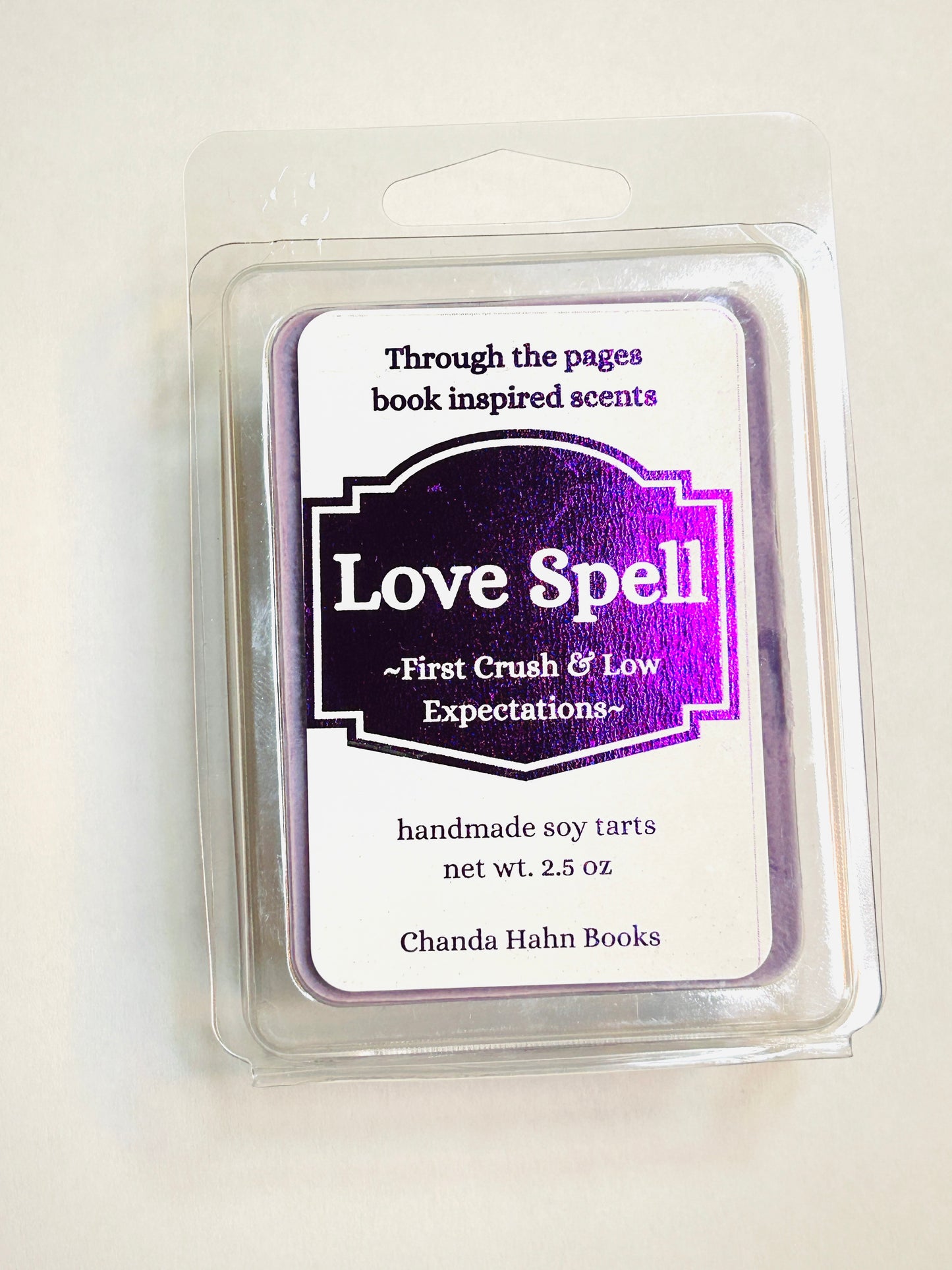 Book Inspired Soy Wax Melt Tart